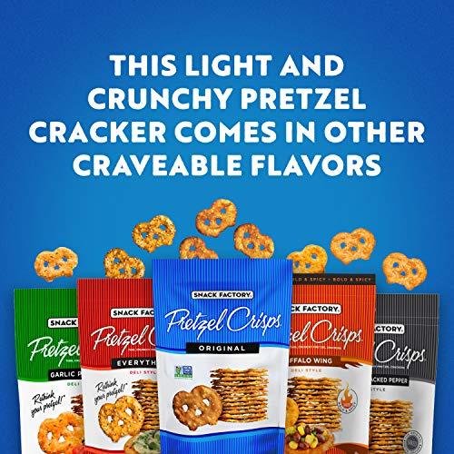 Snack Factory Snack Factory Pretzel Crisps, Everything, 7.2 Oz Bag