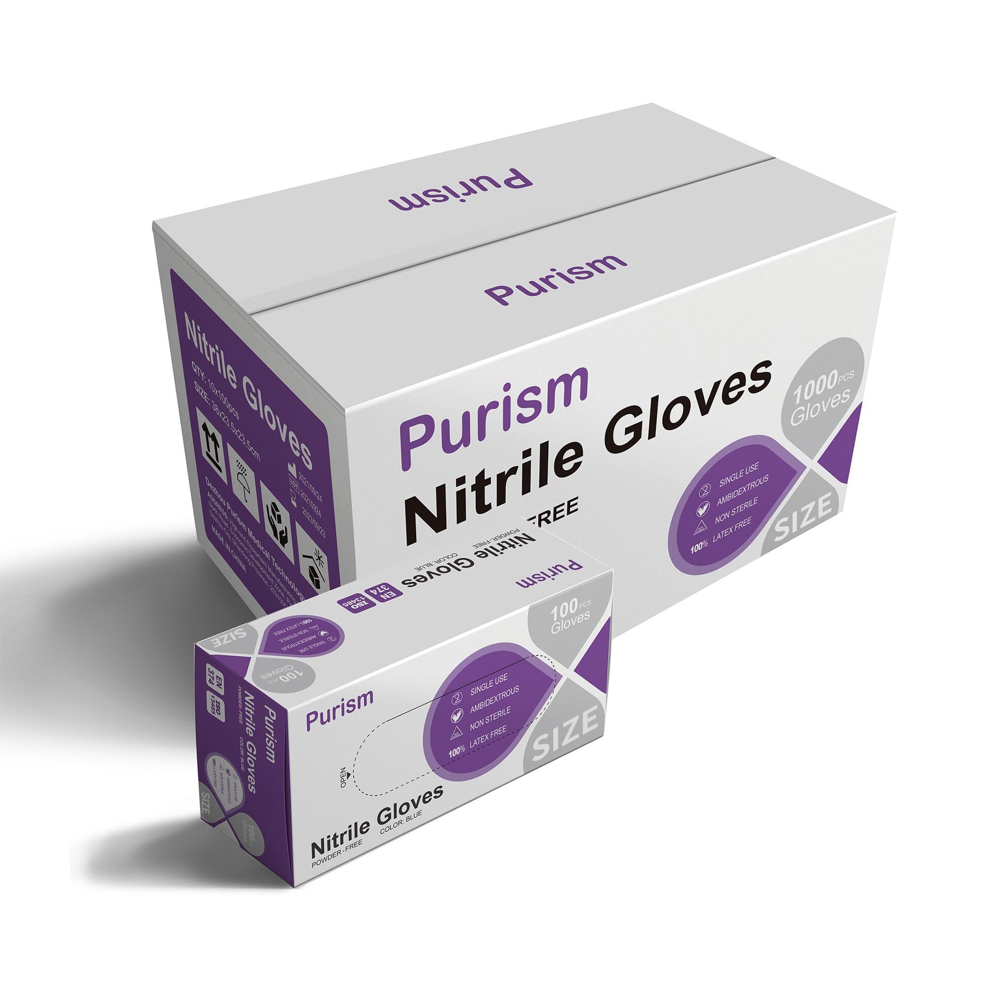 Daddy's Choice Daddy's Choice Nitrile Gloves L 1000 Disposable Blue, Size Large 1000 pcs/carton, No Latex No Powder,Safe Working, House Cleaning gloves