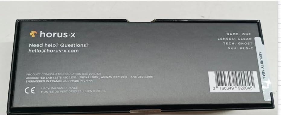 Horus X Horus X - Gaming Glasses | Blue Light Blocking Computer Screen Glasses | Anti Fatigue & Eyestrain for Men and Women | Clear