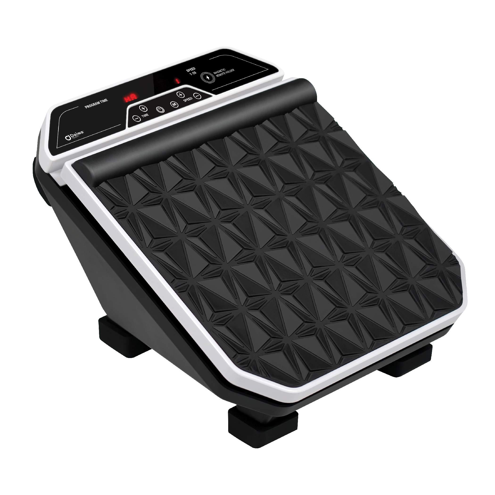 Daiwa Felicity Daiwa Felicity Vibrating Foot Massager Machine with Remote can Help Reduce Neuropathy & Arthritis Pain - Vibration Plate for Electric Foot Massager can Offer Therapeutic Relief from Plantar Fasciitis