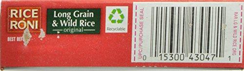 Quaker Rice-A-Roni Long grain & wild rice with herbs, 4.3 Ounce Pack of 12