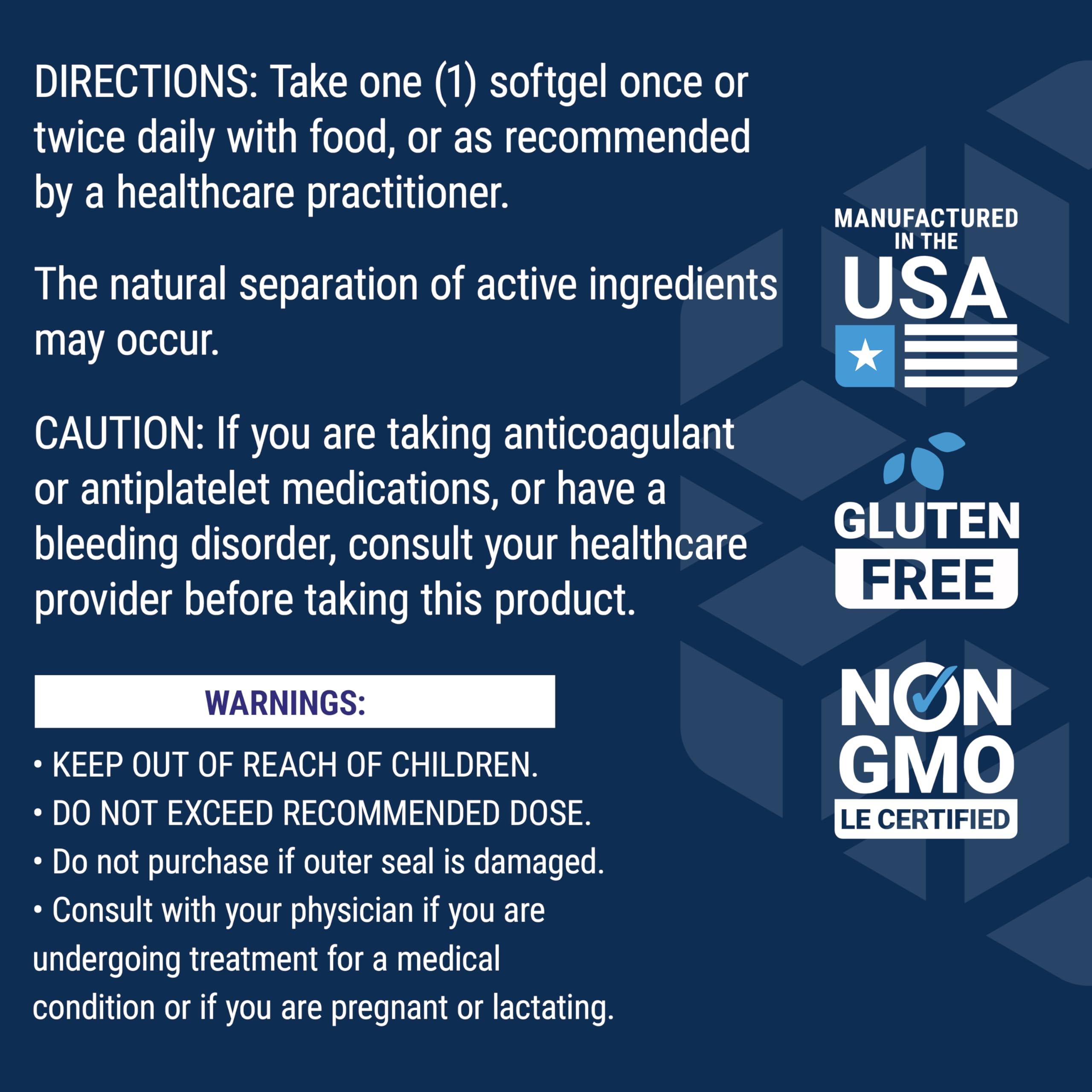 Life Extension Life Extension Gamma E Mixed Tocopherols & Tocotrienols Complete Vitamin E Spectrum, Antioxidant Protection Non-GMO, Gluten-Free 60 Softgels