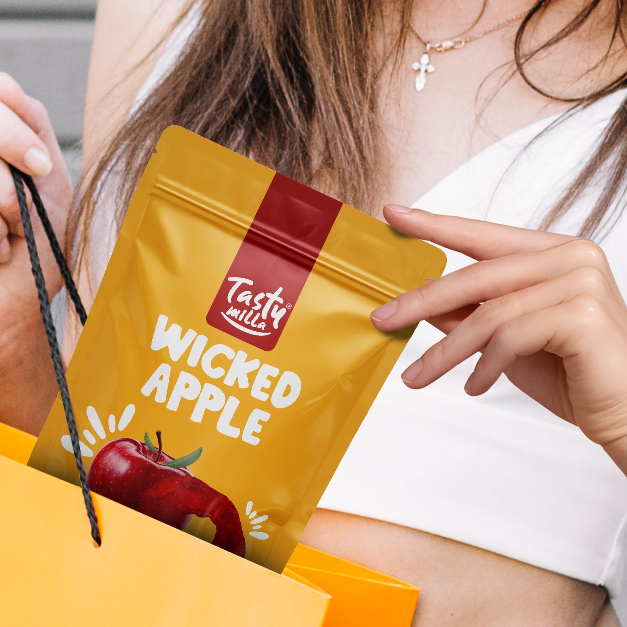 Tasty Milla Tasty Milla | Wicked Apple | Fluffy rings of dried apple enchilada with chile and chamoy | 175 grs