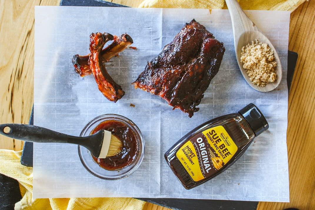 Sue Bee Sue Bee Original Style Barbecue Sauce, Honey BBQ, 14 Ounce (Pack of 1)