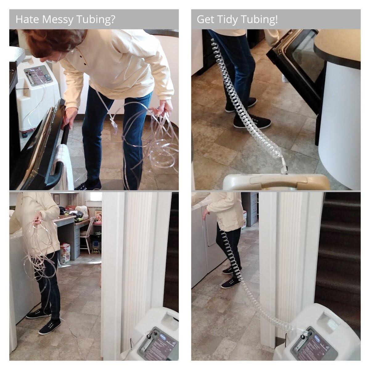 Tidy Tubing Oxygen Retractable Tubing 5 ft