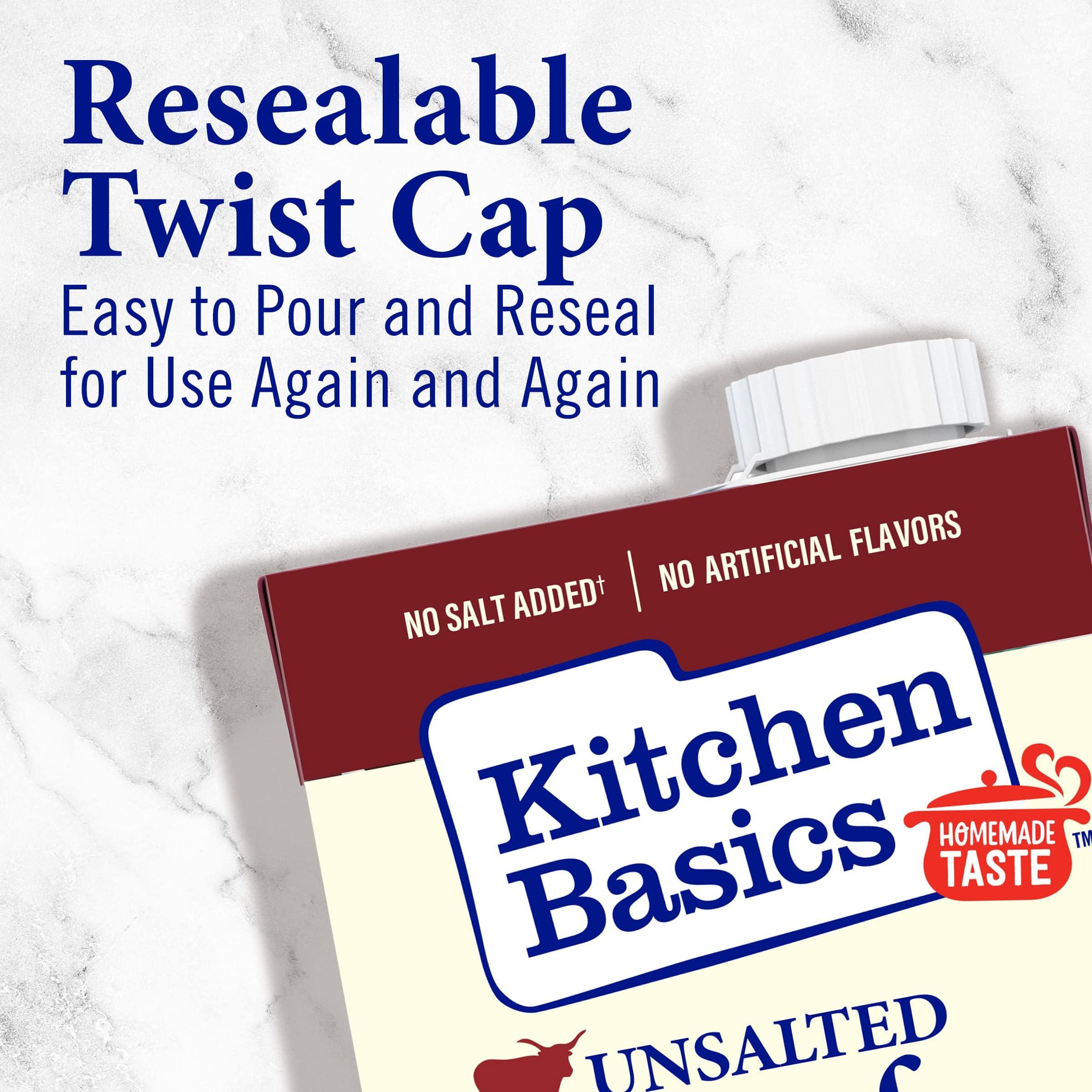 Kitchen Basics Kitchen Basics Unsalted Beef Stock, 32 oz. Carton