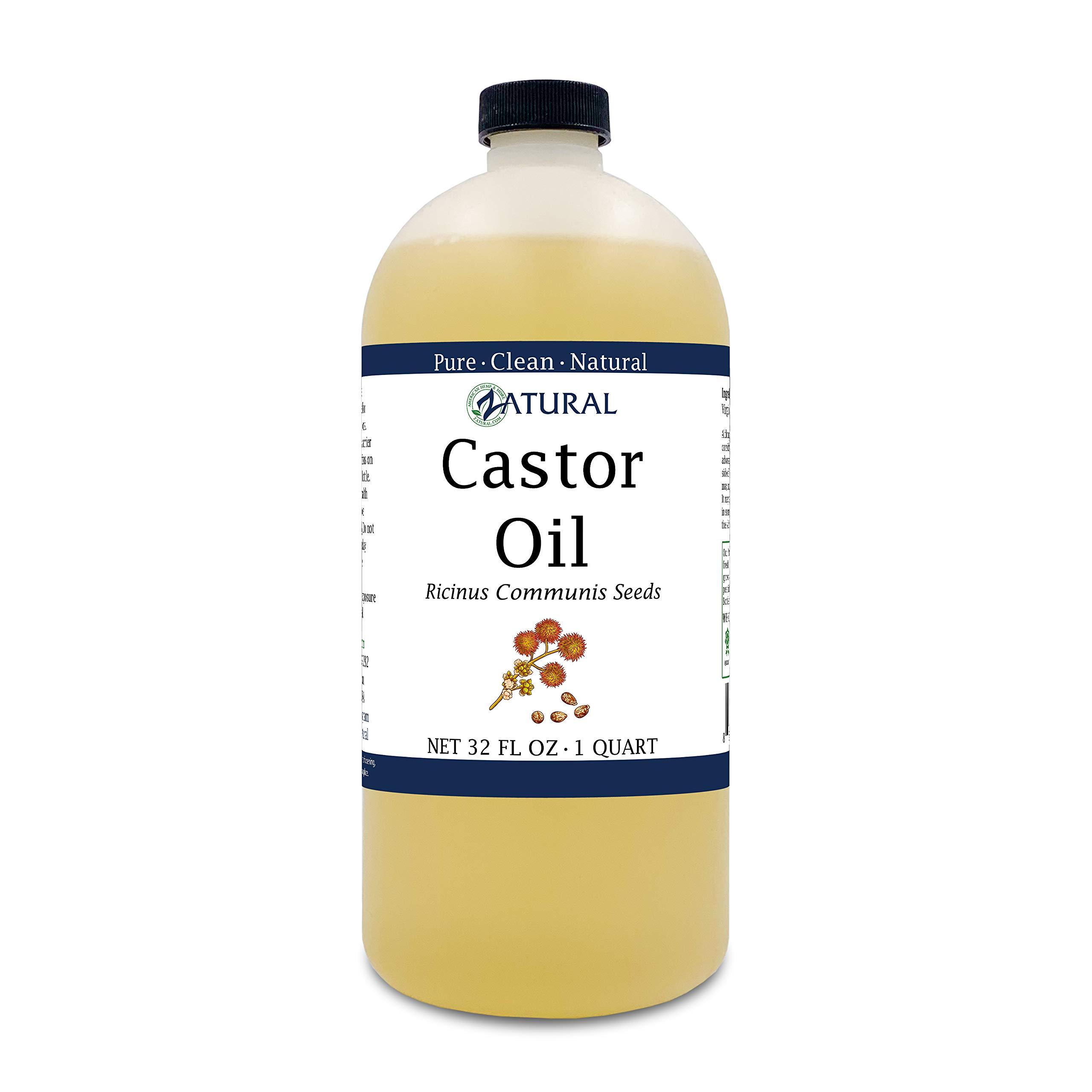 Zatural Castor Oil-Ricinus Communis-100% Pure, Clean Castor Oil(32 Ounce)