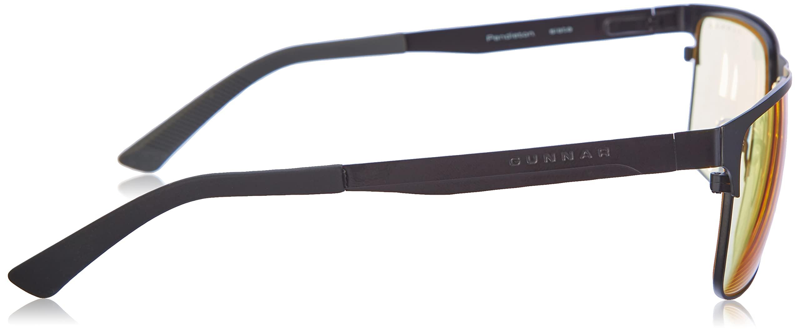 Gunnar Blue Light Glasses | Pendleton Slate/Amber by GUNNAR | Patented 65% Blue Light Protection, 100% UV Light, Anti-Reflective, Protect & Reduce Eye Strain & Dryness