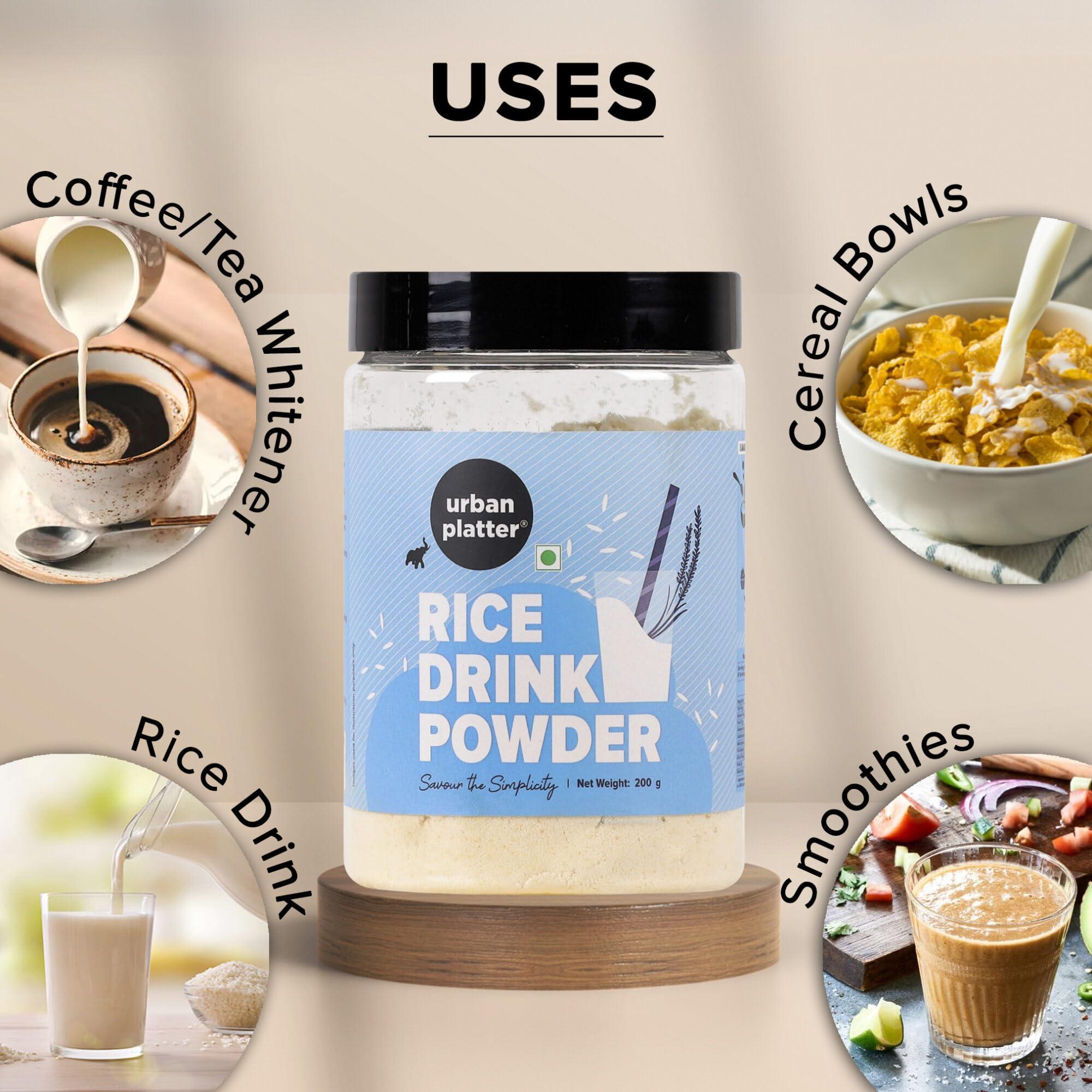 Urban Platter Urban Platter Vegan Rice Milk Powder, 200g / 7oz [Creamy, and Sweet Dairy-free Milk Alternative]