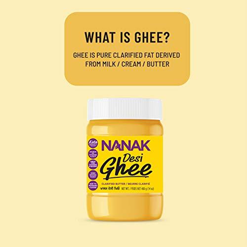 NANAK Nanak Pure Desi Ghee, Clarified Butter, 56-Ounce Jar