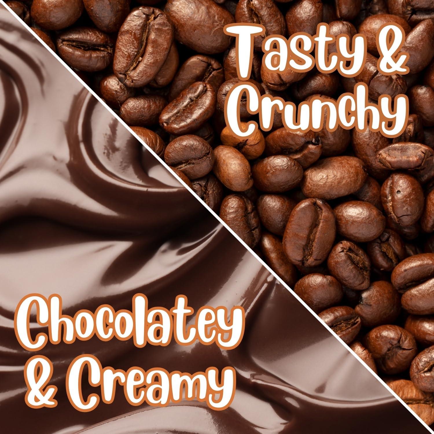 It\'s Delish Dark Chocolate Covered Espresso Beans - by It\'s Delish, 3 Lbs Jumbo Container | Coffee Lovers Snack | Gourmet Chocolates Candy Snacks | Made in USA, Vegan, Kosher