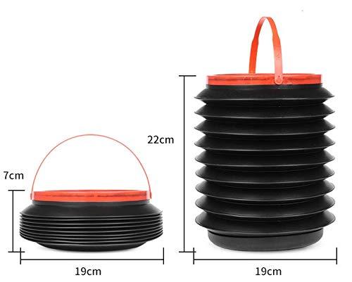 Nicoman Nicoman Camping Fishing Folding Basket Collapsible Washing Bucket Car Bin Boot Organiser 4 Litre