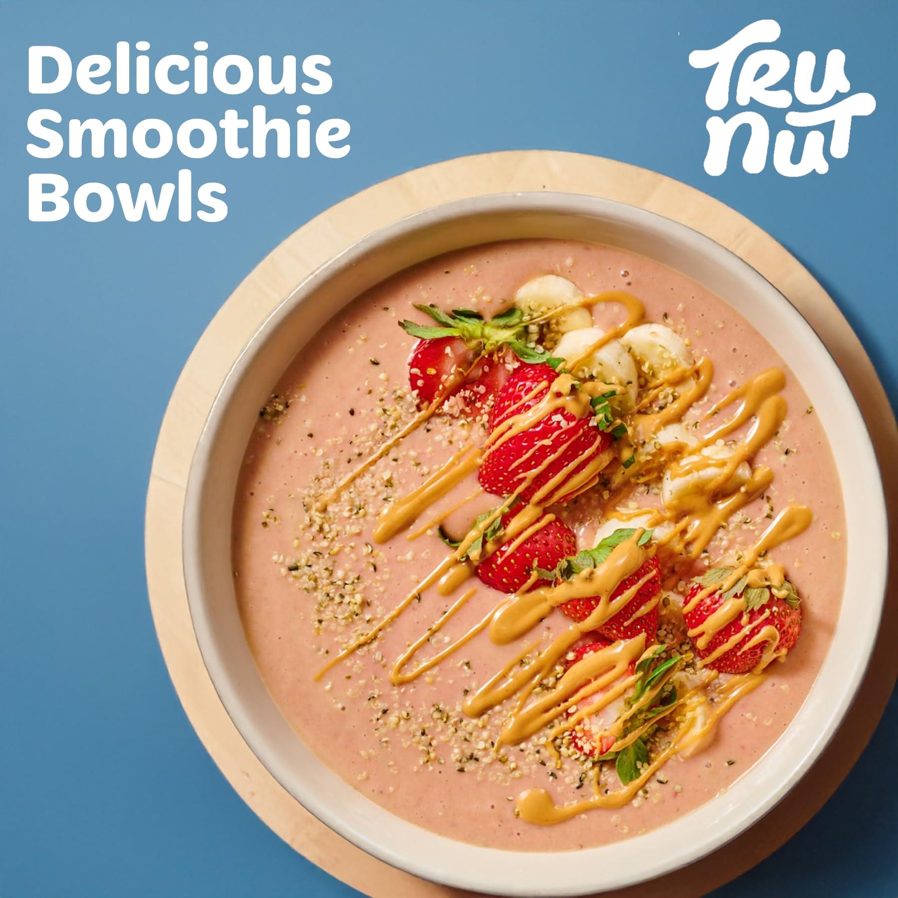 Tru-Nut Tru-Nut Peanut Butter Powder - Made with Natural Ingredients - Vegan, Low Carb, Gluten Free, Non GMO - Low Calorie Peanut Butter Protein Powder - Peanut Butter Flavor, 16oz