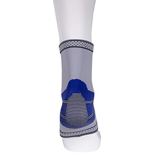 Champion Champion Elastic Ankle Support Compression Sleeve, Gray, Medium