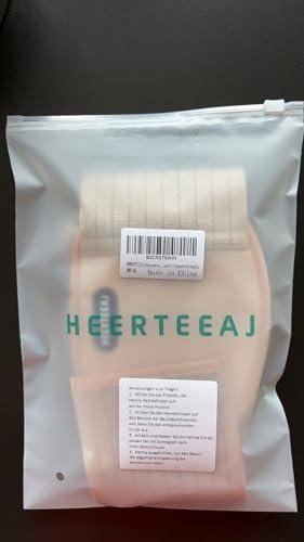 HEERTEEAJ HEERTEEAJ Umbilical Hernia Belt | Abdominal Hernia Belt for Men & Women | Belly Button Umbilical Hernia Binder w/ 1 Hernia Compression Pads | Ventral, Epigastric & Post Surgery Support Belts