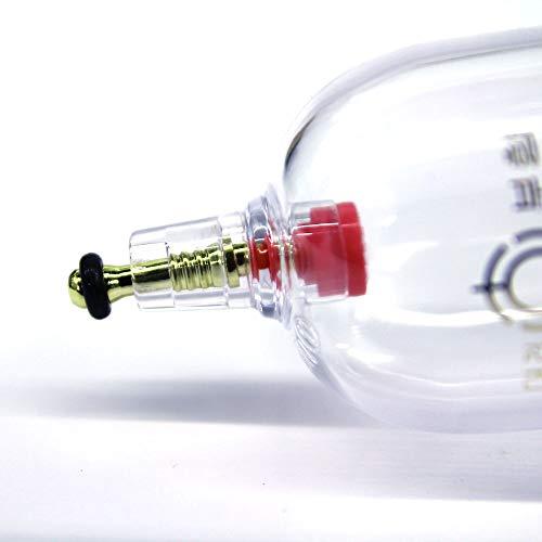 D.G Korea Daegun Plastic Air Vacuum Suction Massage Cup 15 PCS Full Set with Pump