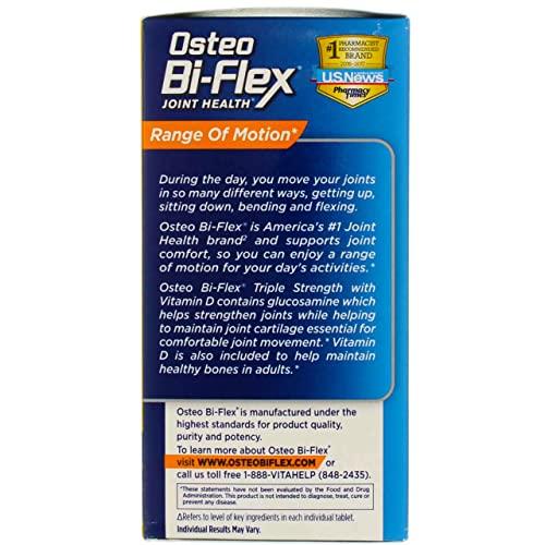 Osteo Bi-Flex Osteo Bi-Flex Triple Strength + Vitamin D, Coated Tablets 80 ea (Pack of 3)