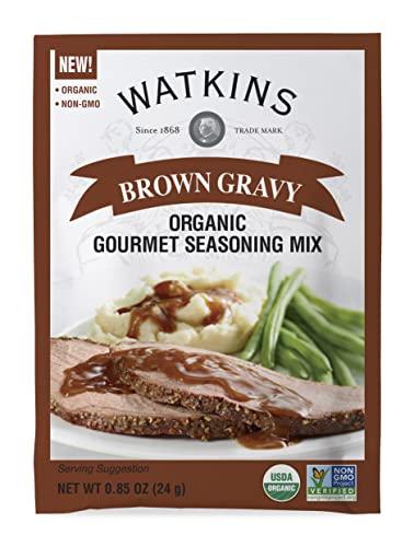 Watkins Watkins Organic Brown Gravy Gourmet Seasoning Mix, 0.85 Oz (Pack of 12)