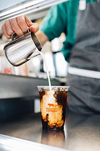 Equator Coffees & Teas Equator Coffees, Equator Blend Whole Bean Coffee, Medium Dark Roast, Fresh Roasted, Smooth Chocolate & Nutmeg Flavor Notes, Sustainable, 10.5 oz Bag