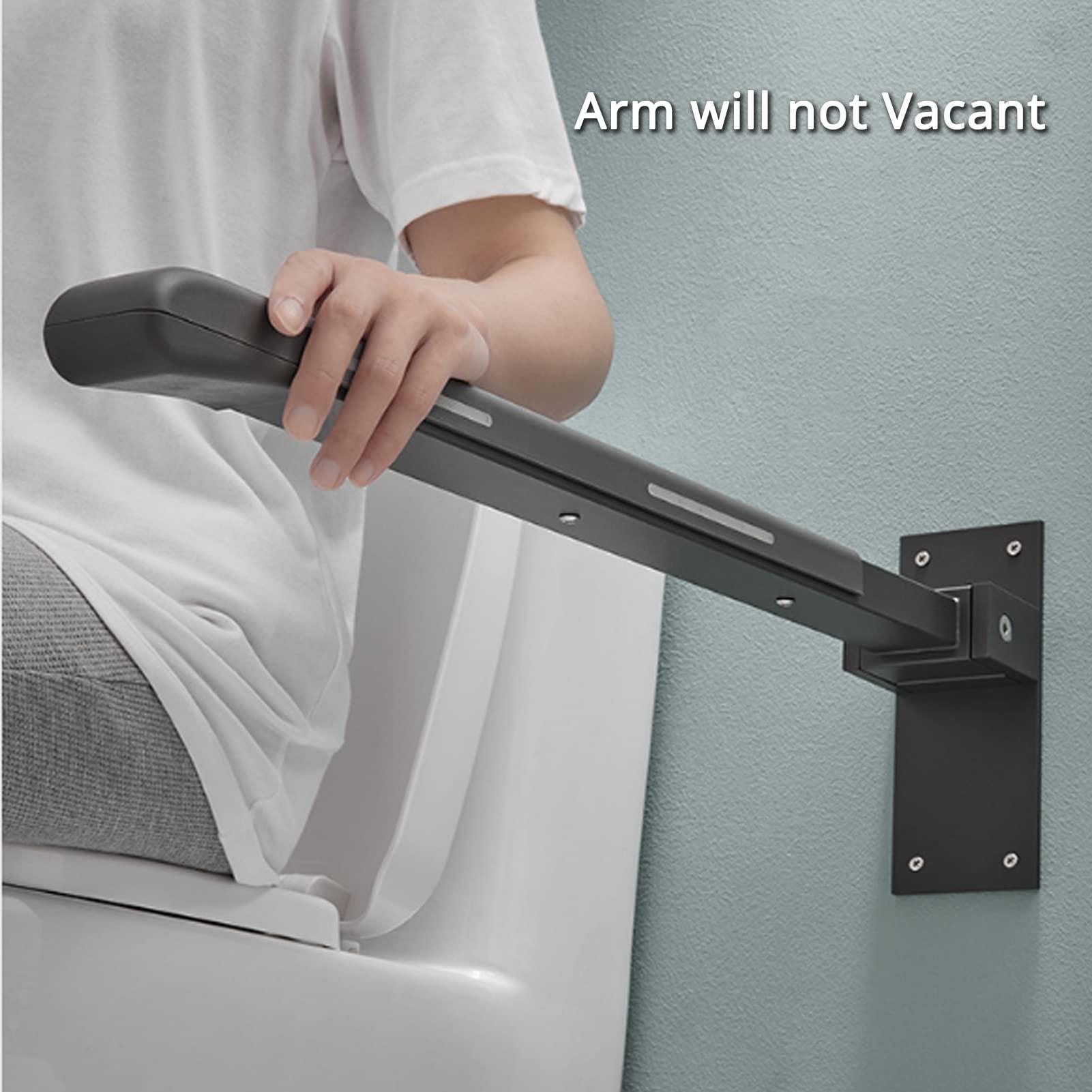 WeBert Bathroom Grab Rails,Shower Handle Bars for Elderly, Foldable Drop Down Toilet Rail Stainless Steel Flip Up Handicap Safety Grab Bar Rails Support for Walls Drop Down Screw-in Grab Bar,Supports 200kg(C