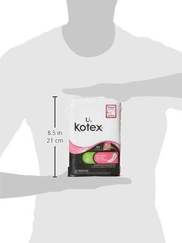 U by Kotex Kotex U By Kotex Security Ultra Thin Pads, Heavy Flow, Long, Unscented, Pack of 1 (40 count)