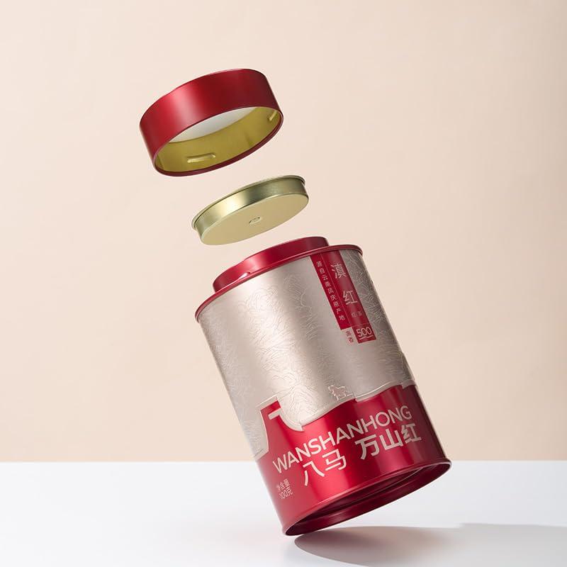 BAMA TEA BAMATEA Dian Hong Black Tea Loose Leaf Chinese Black Tea Yunnan Dianhong Tea Loose Leaf 100g - WANSHANHONG Series