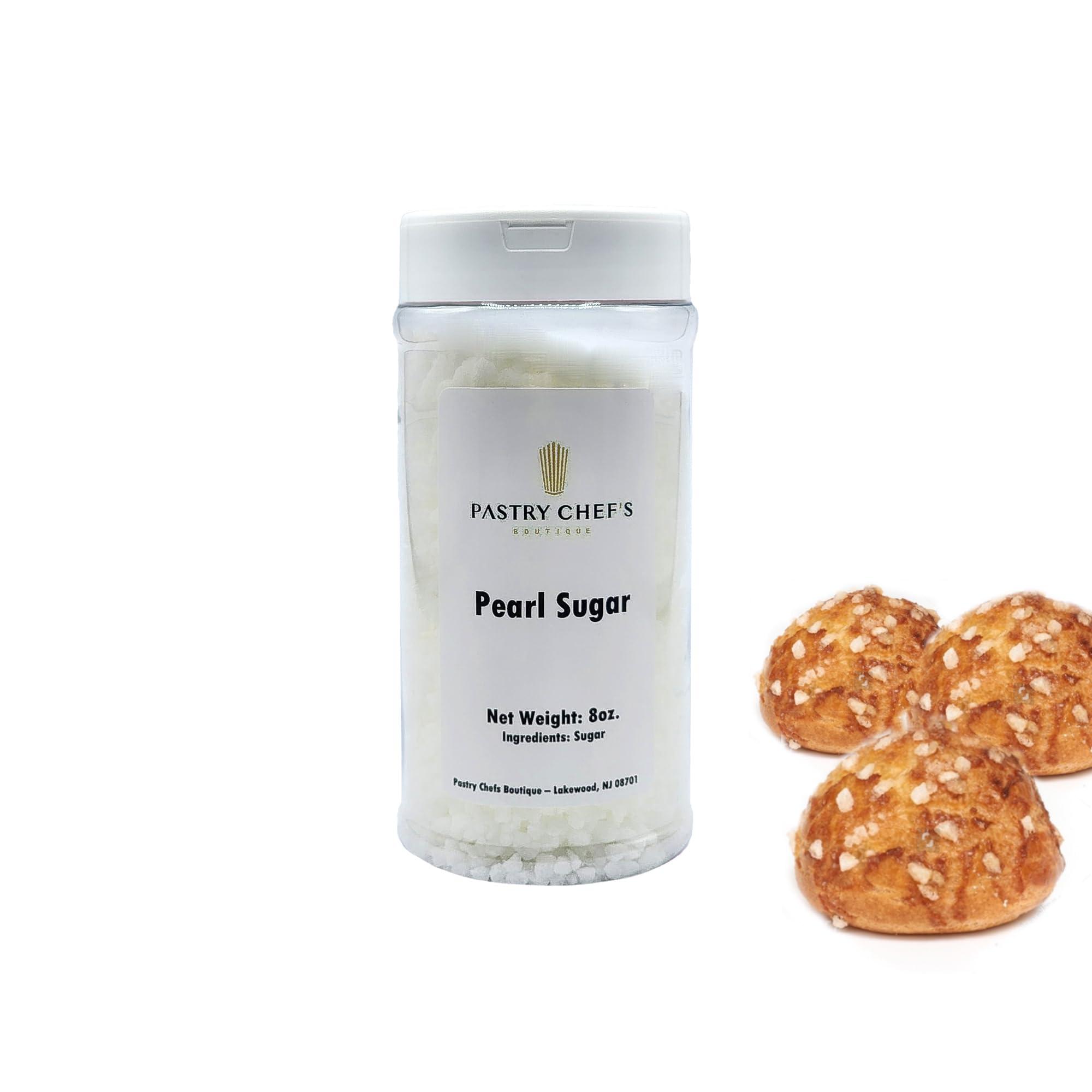 Pastry Chef's Boutique Pastry Chef\'s Boutique Belgian Pearl Sugar for Waffles Brioches and Choux Pastry - Large Grain - 8oz.