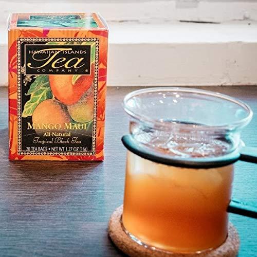 HAWAIIAN ISLANDS TEA COMPANY Hawaiian Islands Tea Company Mango Maui Black Tea, All Natural - 20 Teabags (1 Box)