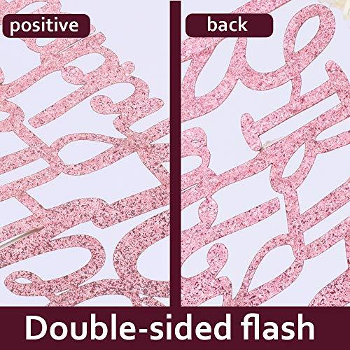 Sunny ZX Sunny ZX Happy 25th birthday cake topper for 25th birthday party decoration