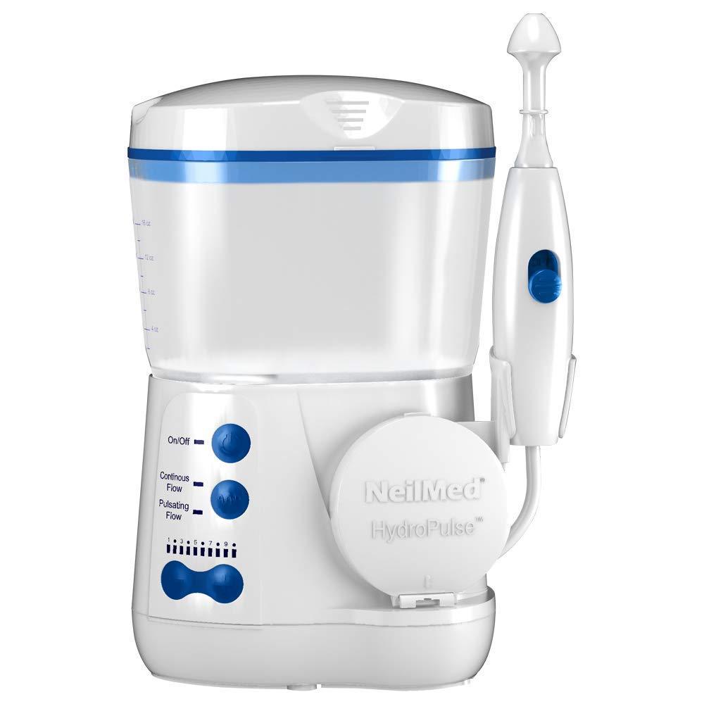 NeilMed Neilmed Hydropulse by Dr Grossan - Multi-Speed Electric Pulsating Nasal Sinus Irrigation System, 1 count