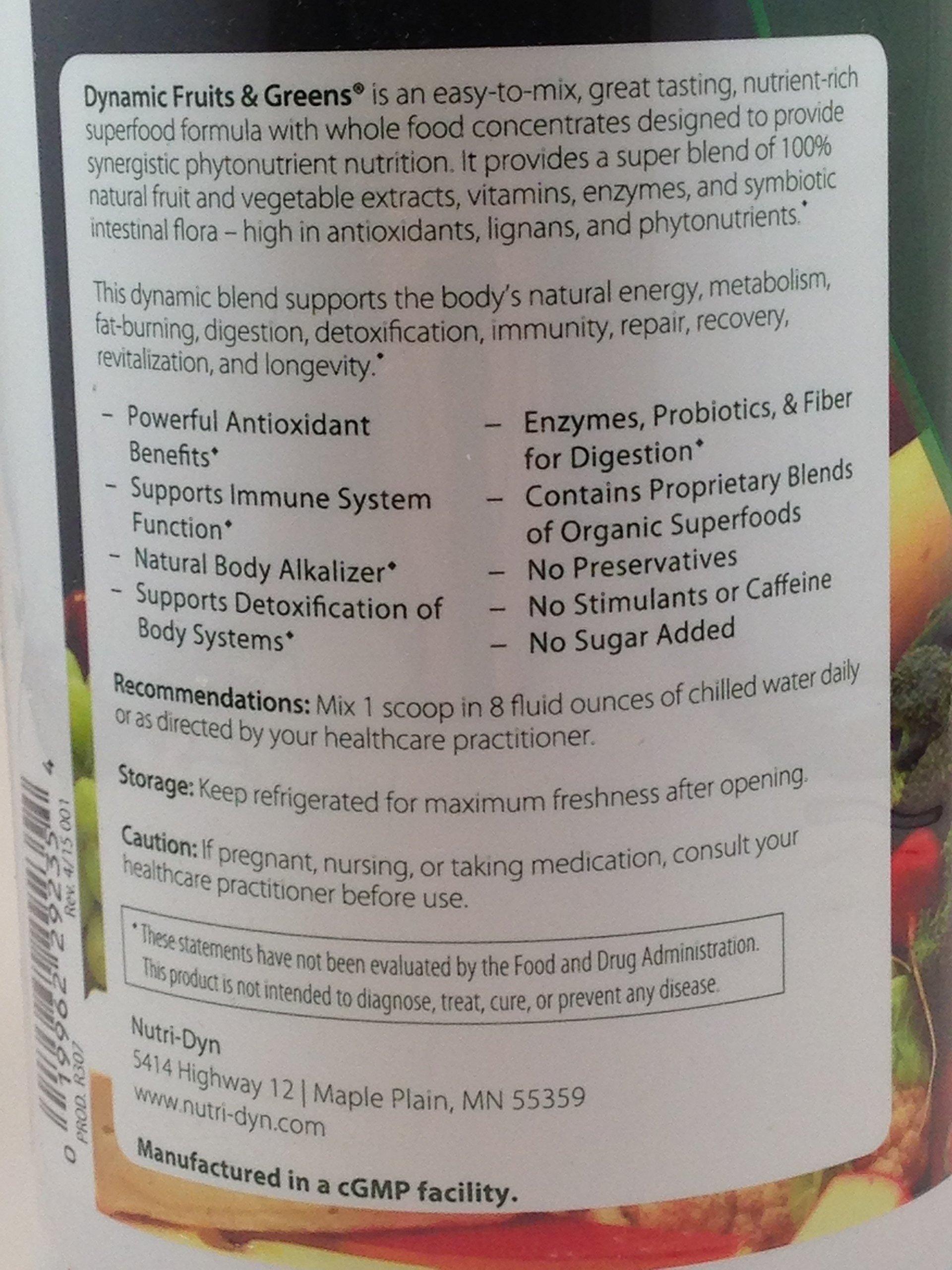 Nutri-Dyn NutriDyn Fruit & Greens Super Food Antioxidant Supplement, Certified Organic, Gluten-Free and Non-GMO Super Fruit/Vegetable (Pink Lemonade)