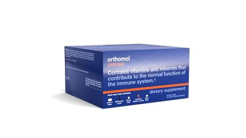 Orthomol Orthomol Immun Tablet and Capsule, Immune Support Supplement, 30-Day Supply, Vitamins A, B, C, D, E, Zinc, Iodine