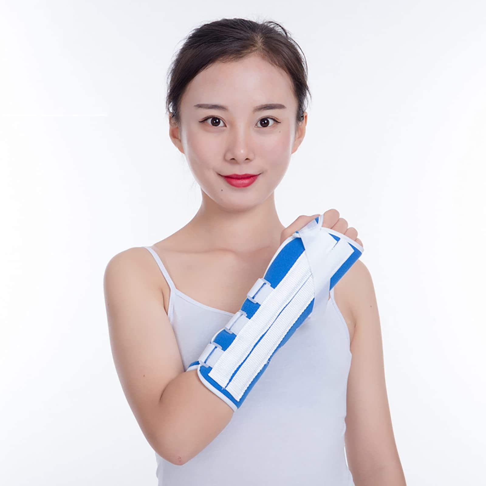 HAILM HAILM Elbow Brace, Night Splint Support for Cubital Tunnel Syndromean, Stabilizer Brace for Fix Elbow, Prevent Excessive Bending at Night,Left,L
