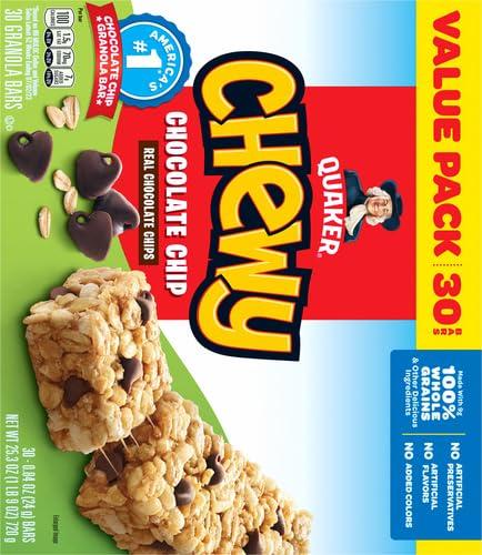 Quaker Quaker Chewy Chocolate Chip, 0.84 Oz, 30 ct