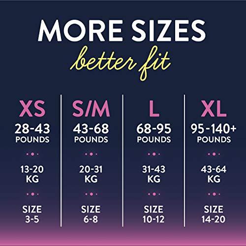 GoodNites Huggies Goodnites Training Pants, Girls Bedwetting NightTime Underwear, Size XS, 28-43 lbs, 44 Count, Giga Pack