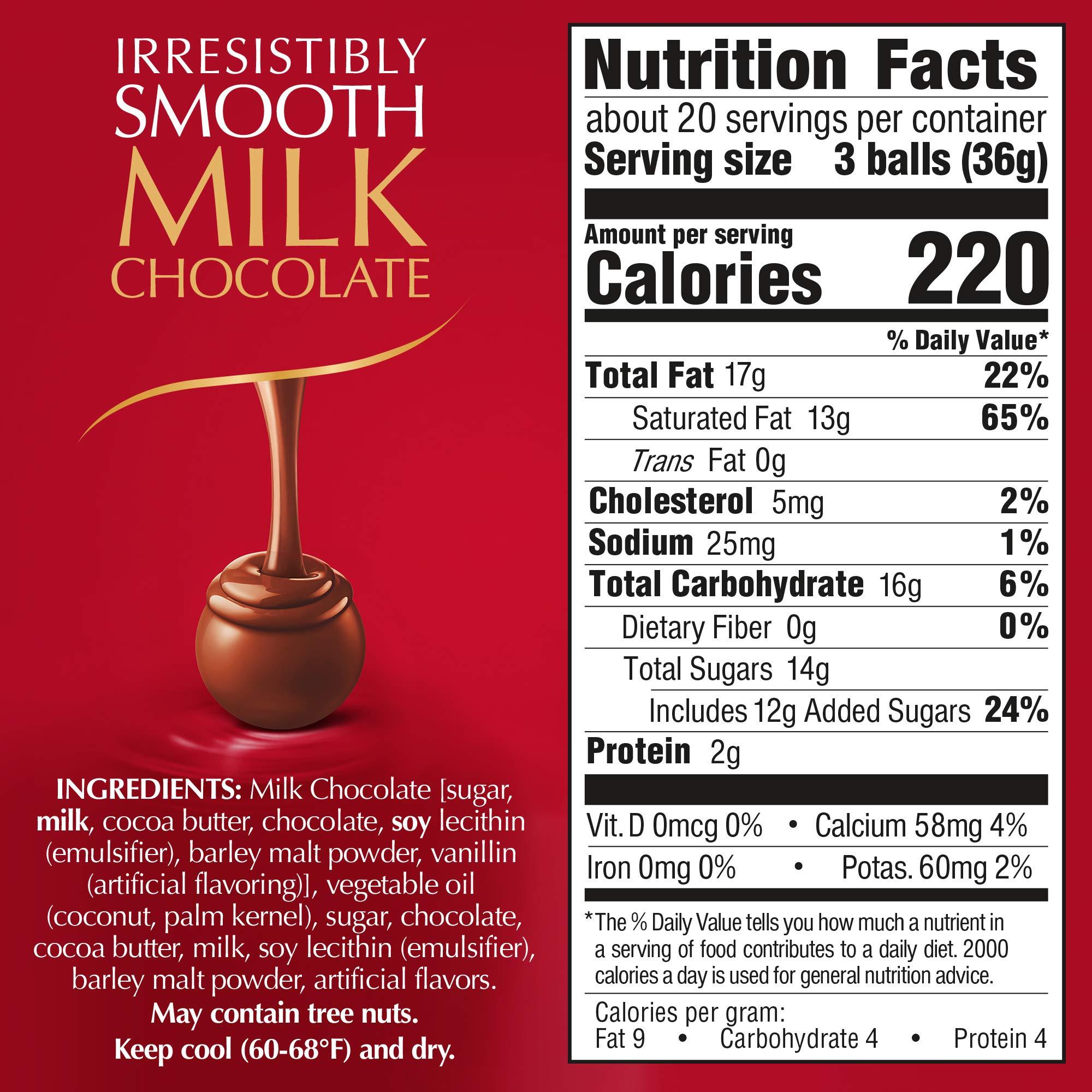 Lindt Lindt LINDOR Milk Chocolate Truffles with Smooth Melting Centers, Chocolate for Holidays | Lindt LINDOR Milk Chocolate Truffles with Smooth Melting Centers, Chocolate for Holidays