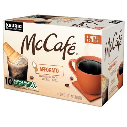 McCafe McCafe Affogato, Single Serve Keurig K-Cup Pods, Flavored Coffee, Limited Edition, 60-Count Box (6 Packs of 10)