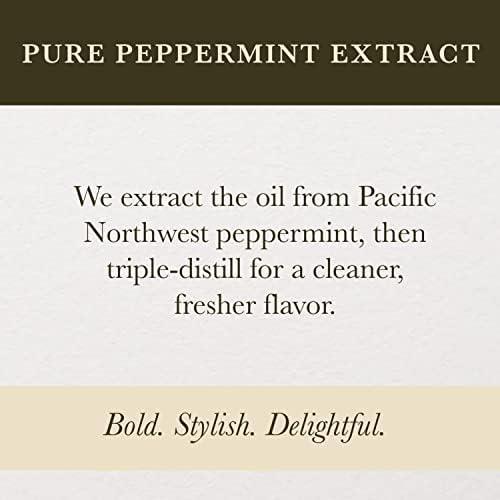 COOK'S Cook\'s Pure Peppermint Extract,For Ice Creams, Candies, Icings, Cookies and Beverages,16 oz