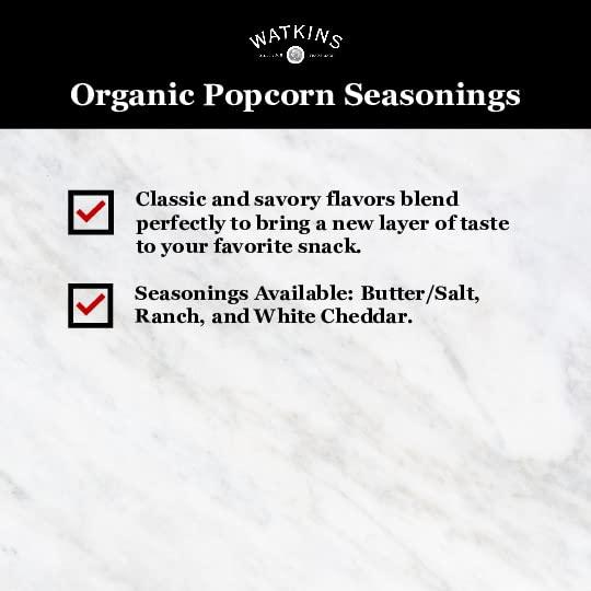 Watkins Watkins Gourmet Organic White Cheddar Popcorn Seasoning, 3.3 oz