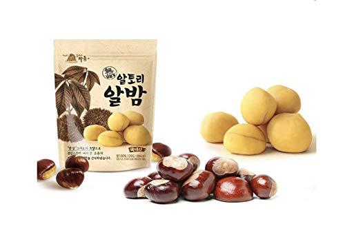 All About Living 100% Whole Roasted and Peeled Chestnuts 120g (2 Pack)