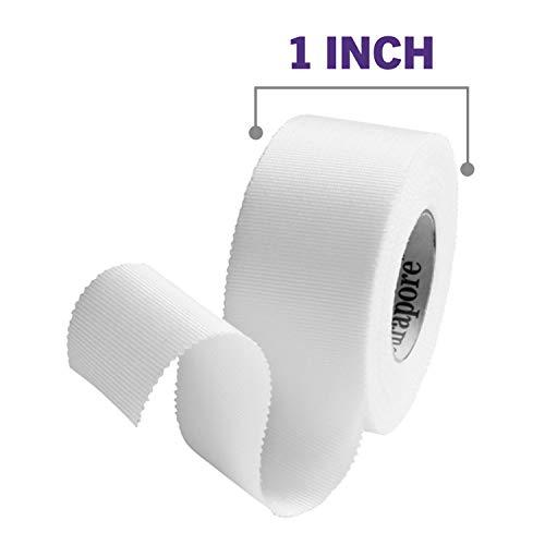 Nexcare Nexcare Durapore Durable Cloth Tape, From the #1 Leader in U.S. Hospital Tapes, 1 Inch X 10 Yards, 6 Rolls