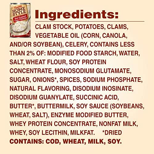 Campbell's Campbell's Homestyle New England Clam Chowder, 18.8 oz. (Pack of 12)