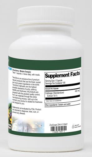 TerraVita Cabbage - 450 mg (100 capsules, ZIN: 519441) - 3 Pack