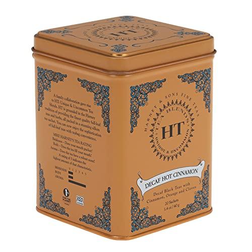 Harney & Sons Harney and Sons Decaf Hot Cinnamon , Decaf Flavored Black 20 Sachets per Tin 1.4oz