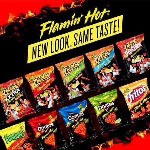 Cheetos Cheetos Cheese Flavored Snacks, Flamin\' Hot Crunchy, 1 Ounce (Pack of 40)