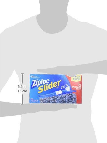 Ziploc Ziploc Slider Storage Bags Quart, 76.0 Count