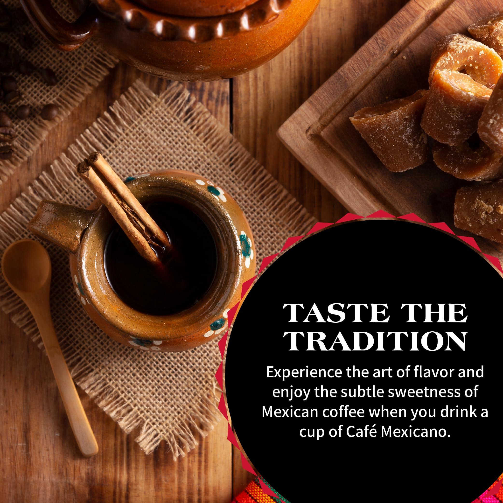 Caf Mexicano Caf Mexicano - Oaxaca Reserve Ground Coffee - Specialty Arabica Coffee Sourced from Mexico - 12 oz. Bag