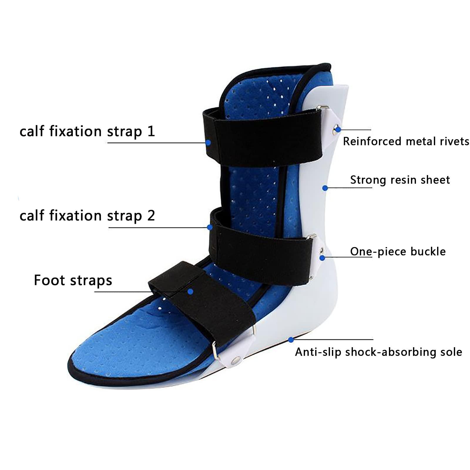 PAILON PAILON Foot Ankle Fracture Boot, Ankle Brace Walking Boot with Adjustable Straps, Breathable and Waterproof Fabric, for Ankle Sprains, Stable Fractures, Tendon Sprains