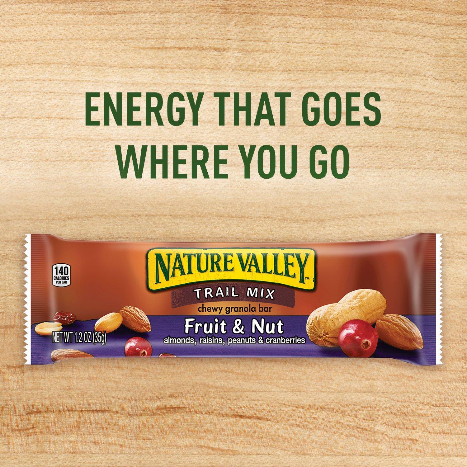 Nature Valley Nature Valley Chewy Fruit and Nut Granola Bars, Trail Mix, 6 Bars, 7.4 OZ (Pack of 12)