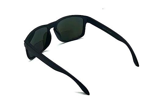 SydeStyle SydeStyle Polarized & Bifocal Reader Sunglasses for Men Women, Wrap Sports Sun Reading Glasses UV Protection (Blue Lens, 1.50, multiplier_x)